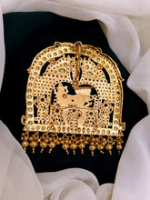 Anantha Padmanabha Swamy Pendent In Jadau Kundan - KP0013